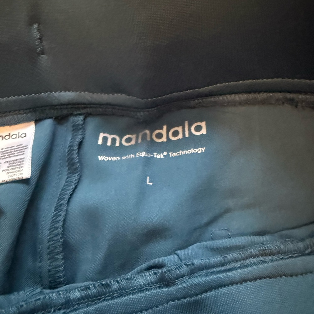Mandala Women's Teal Scrub Pants